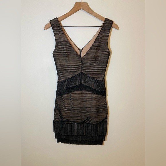 BCBGmaxazria Sven Black Mesh Mini Dress Size XS Originally $398! - Picture 4 of 8